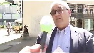 Drunk Man Disrupts Job Interview