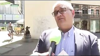 Drunk Man Disrupts Job Interview