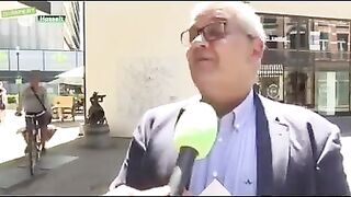 Drunk Man Disrupts Job Interview