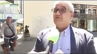 Drunk Man Disrupts Job Interview