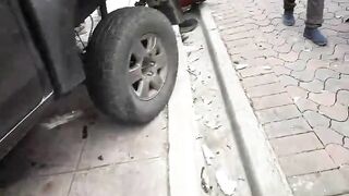 Drunk Truck Driver Hits Pedestrian