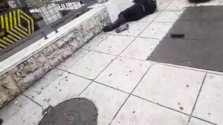 Drunk Truck Driver Hits Pedestrian