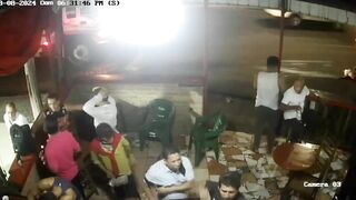 Drunk Man Falls Under Truck