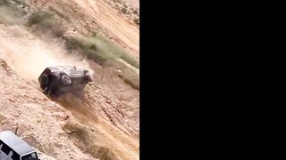 Man Thrown From Car As It Rolls Down Hill