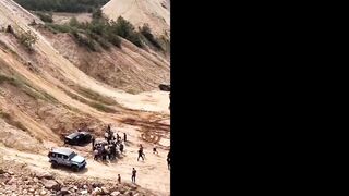 Man Thrown From Car As It Rolls Down Hill