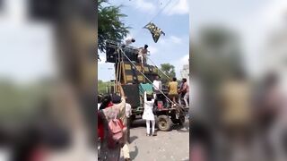 Man Dies After Being Electrocuted While Raising Flag At Celebration