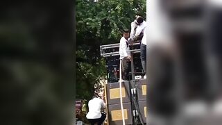 Man Dies After Being Electrocuted While Raising Flag At Celebration