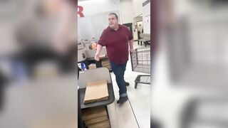 This Guy Acts Cool When The Fat Guy With Funny Eyes Gets Mad