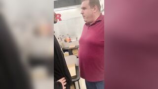 This Guy Acts Cool When The Fat Guy With Funny Eyes Gets Mad