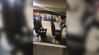 This Guy Regrets Trying To Steal That Golf Cart