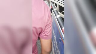 Man Splashed Under Truck