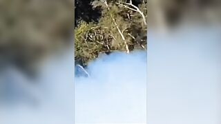 Dude Thought He Was Safe Behind The Barriers At A Car Race