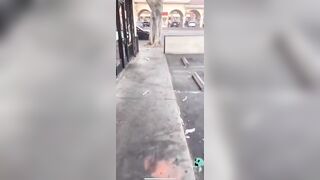 This Guy Is Running Around Bleeding