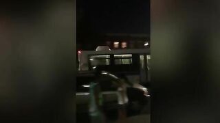 Empty MTA Buses Roll Back Several Blocks