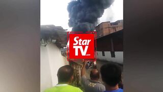 Factory Explodes In The Sky