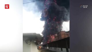 Factory Explodes In The Sky