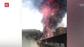 Factory Explodes In The Sky