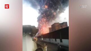 Factory Explodes In The Sky