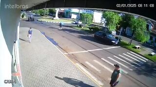 Farmer Drives Tractor Over Woman As She Crosses Road