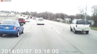 Fast And Furious Driver Nearly Hits Police Car - Vi