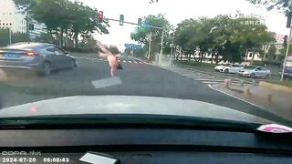 Pedestrians Fly Like Rag Dolls