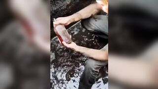 A Bottle Buried For Centuries Discovered