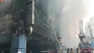 Fire Breaks Out In Korean Gym, Trapping Many People In Sauna Room