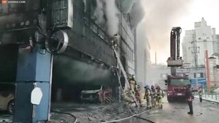 Fire Breaks Out In Korean Gym, Trapping Many People In Sauna Room