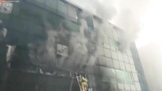 Fire Breaks Out In Korean Gym, Trapping Many People In Sauna Room