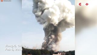 An Explosion Occurred At A Fireworks Factory In Huadong County