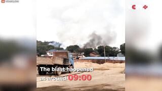 An Explosion Occurred At A Fireworks Factory In Huadong County