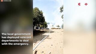 An Explosion Occurred At A Fireworks Factory In Huadong County