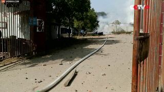 An Explosion Occurred At A Fireworks Factory In Huadong County