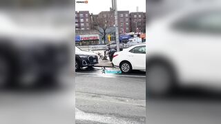 Food Truck Driver In Queens Catches Live Pigeon And Takes It Away