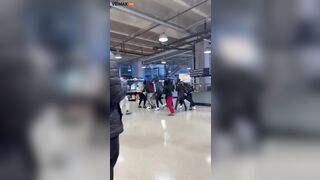 Football Match At AT&T Stadium Descends Into Chaos