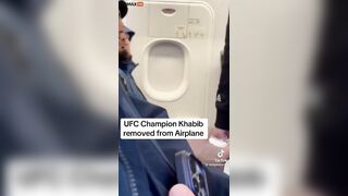 Former UFC Champion Khabib Nurmagomedov Kicked Off Plane