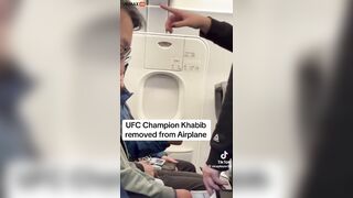 Former UFC Champion Khabib Nurmagomedov Kicked Off Plane