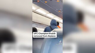Former UFC Champion Khabib Nurmagomedov Kicked Off Plane
