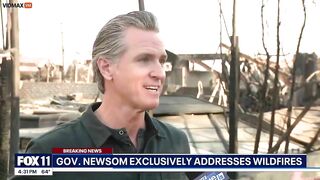 Gavin Newsom Smiles And Dances