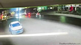 Girl On Motorcycle Gets Run Over - Brutal Accident