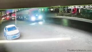 Girl On Motorcycle Gets Run Over - Brutal Accident