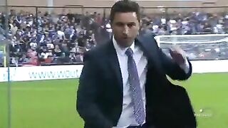 One Guy Gets Angry Because His Team Is Losing And Starts Fighting For The Ball.