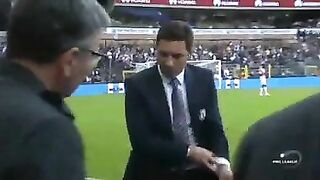 One Guy Gets Angry Because His Team Is Losing And Starts Fighting For The Ball.