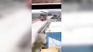 He Crossed Over At The Wrong Time.