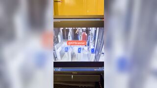 Horrifying Footage Shows Man Being Pushed In Front Of Train