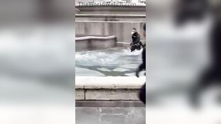 Italian Police Meet With African Migrants