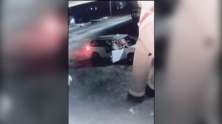 Kick Inflatable Reindeer