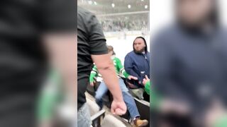 Loudmouth Destroyed In Hockey Game