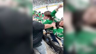 Loudmouth Destroyed In Hockey Game