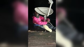 Man Catches Madman On Rooftop